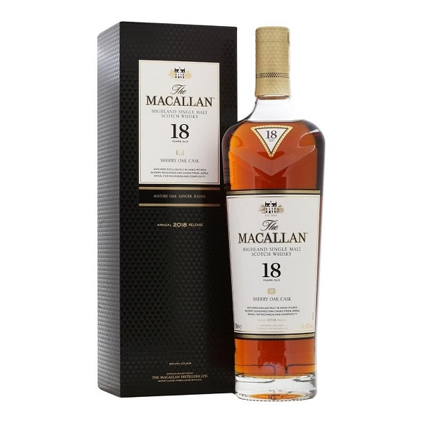 ザ・マッカラン 18年 シェリーオーク 700ml（箱付）43度