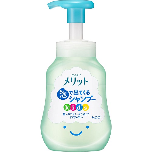 花王 メリット 泡で出てくるシャンプー キッズ ポンプ 300ml (12)