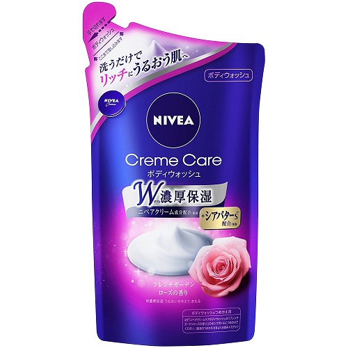 花王 ニベア クリームケア ボディウォッシュ フレンチガーデンローズの香り 詰替用 360ml (18)