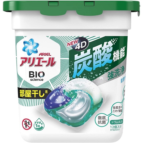 P&G アリエール ジェルボール4D 炭酸機能 部屋干し用 本体 12個 (6)
