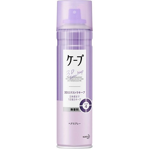 花王 ケープ ３Ｄエクストラキープ 無香料 180g (24)